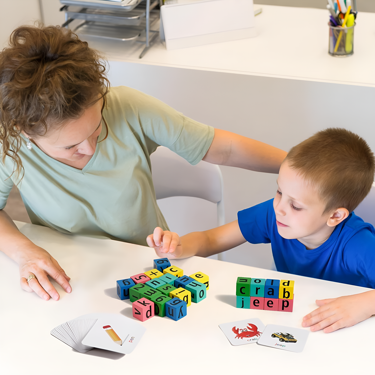 Montessori Speedy Spelling Cubes