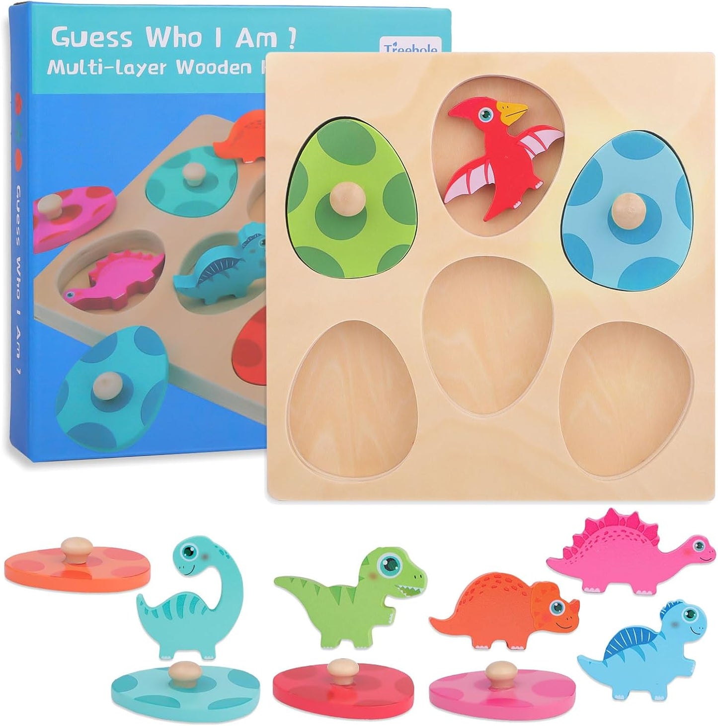 Montessori Egg Match Dino Puzzle