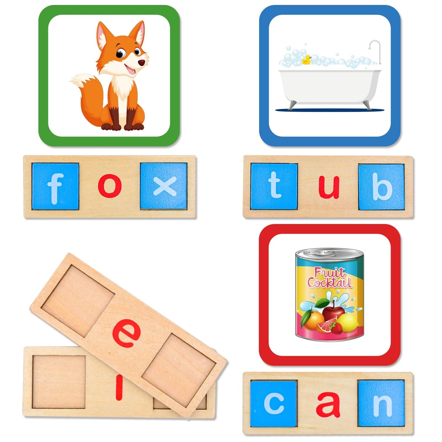 Montessori Spelling Flashcards Kit