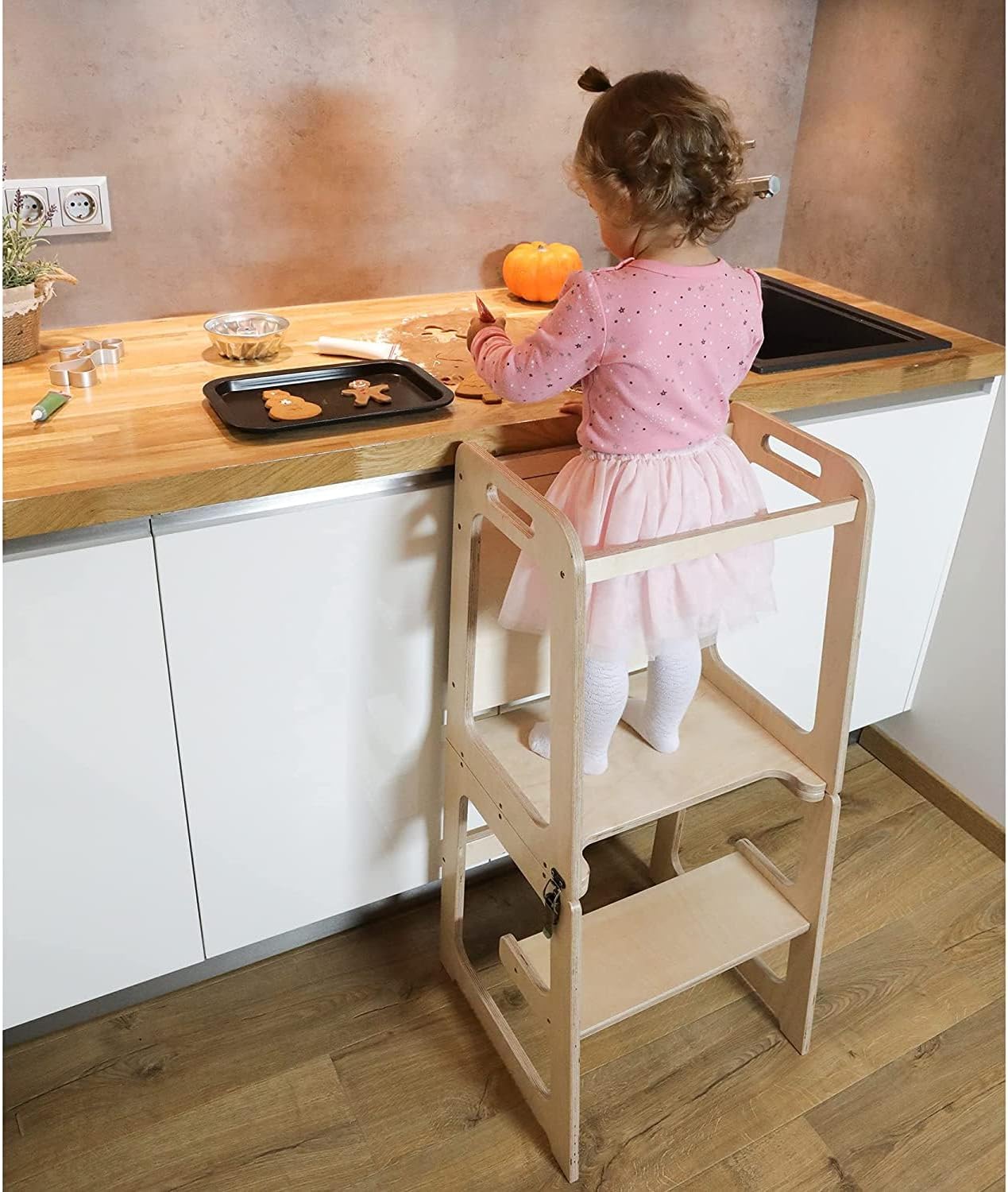 Montessori Adjustable Step Stool