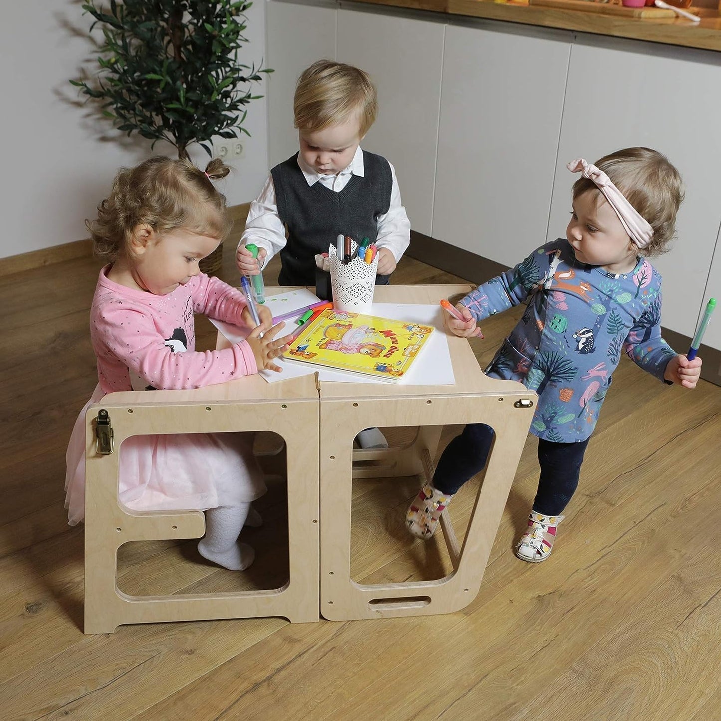 Montessori Adjustable Step Stool