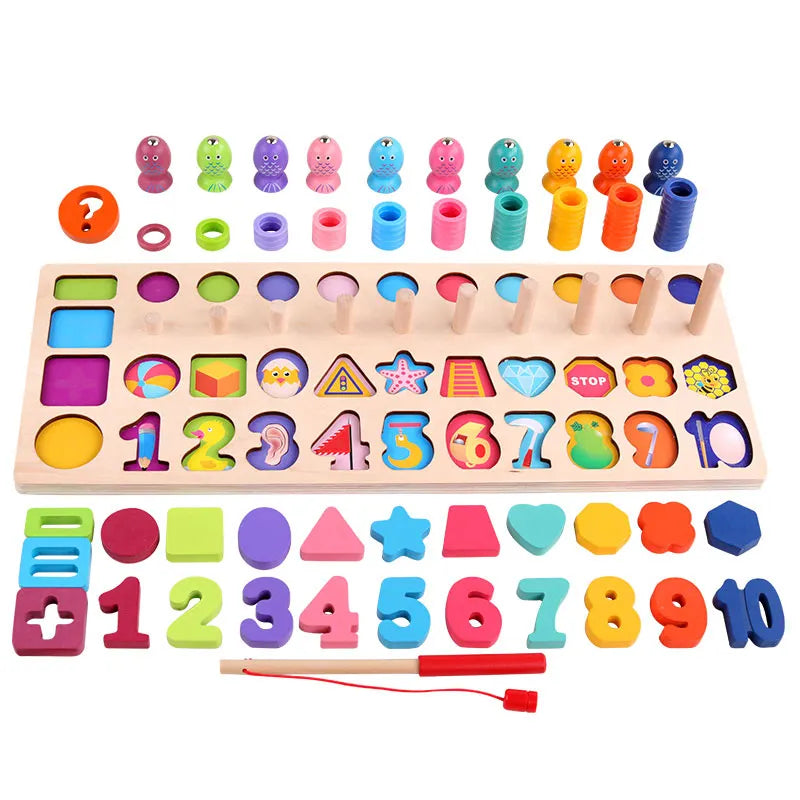 Montessori 4 in 1 Math Puzzle – Project Montessori