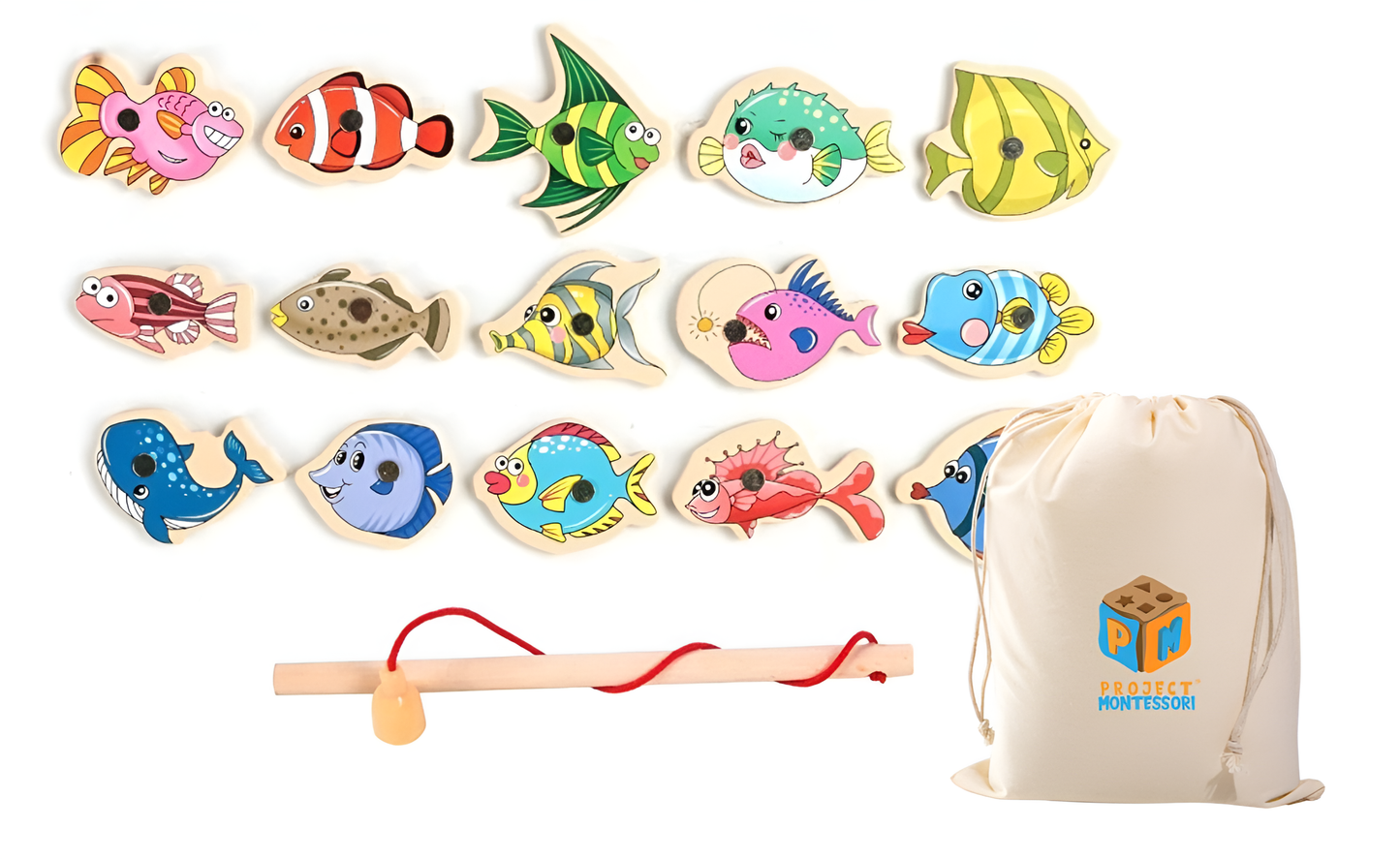 Montessori Fishing Game