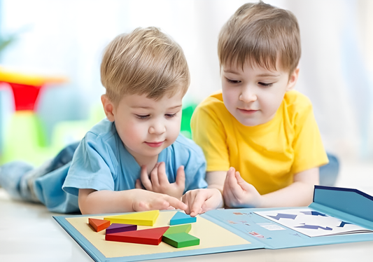 Montessori Magnetic Tangram Book