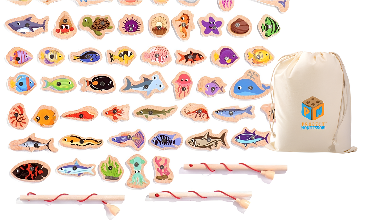 Montessori Fishing Game