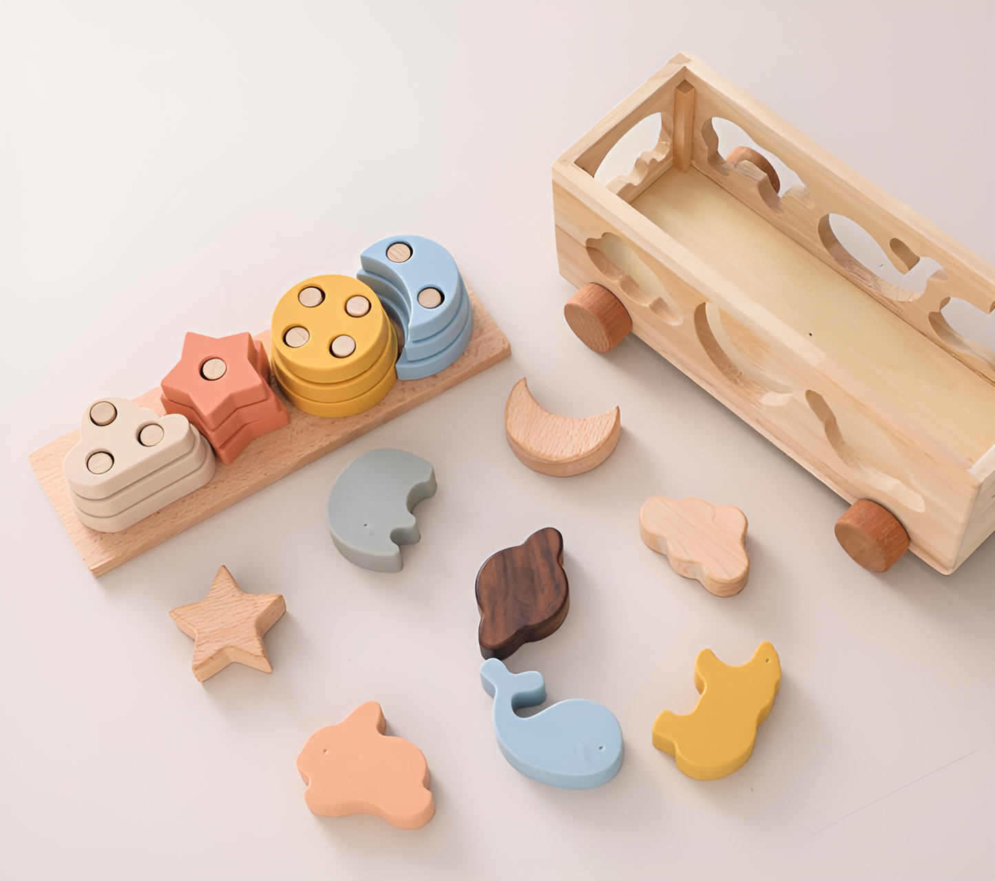 Montessori Silicone Stacking Toy