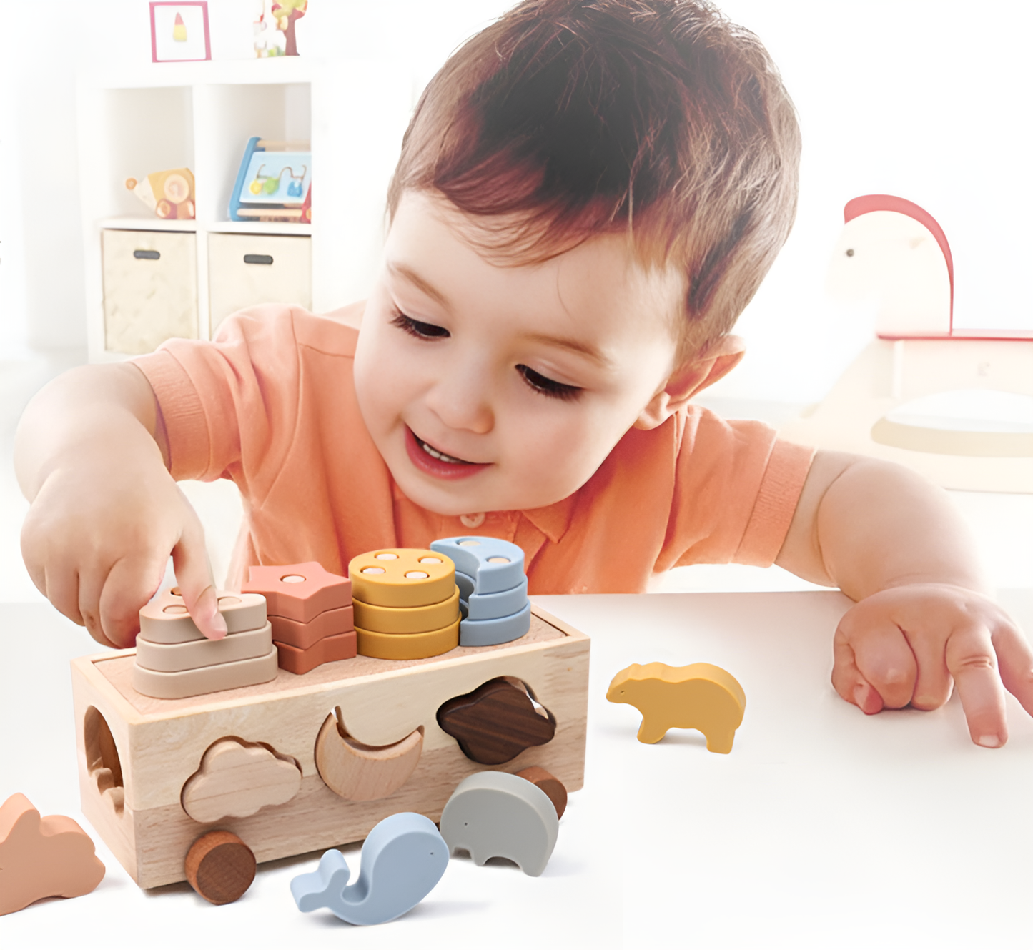 Montessori Silicone Stacking Toy