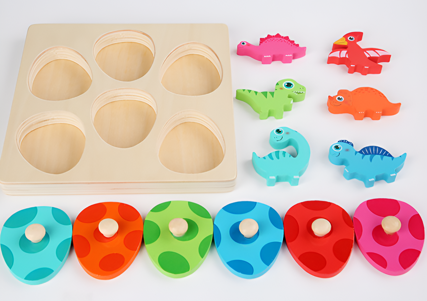 Montessori Egg Match Dino Puzzle