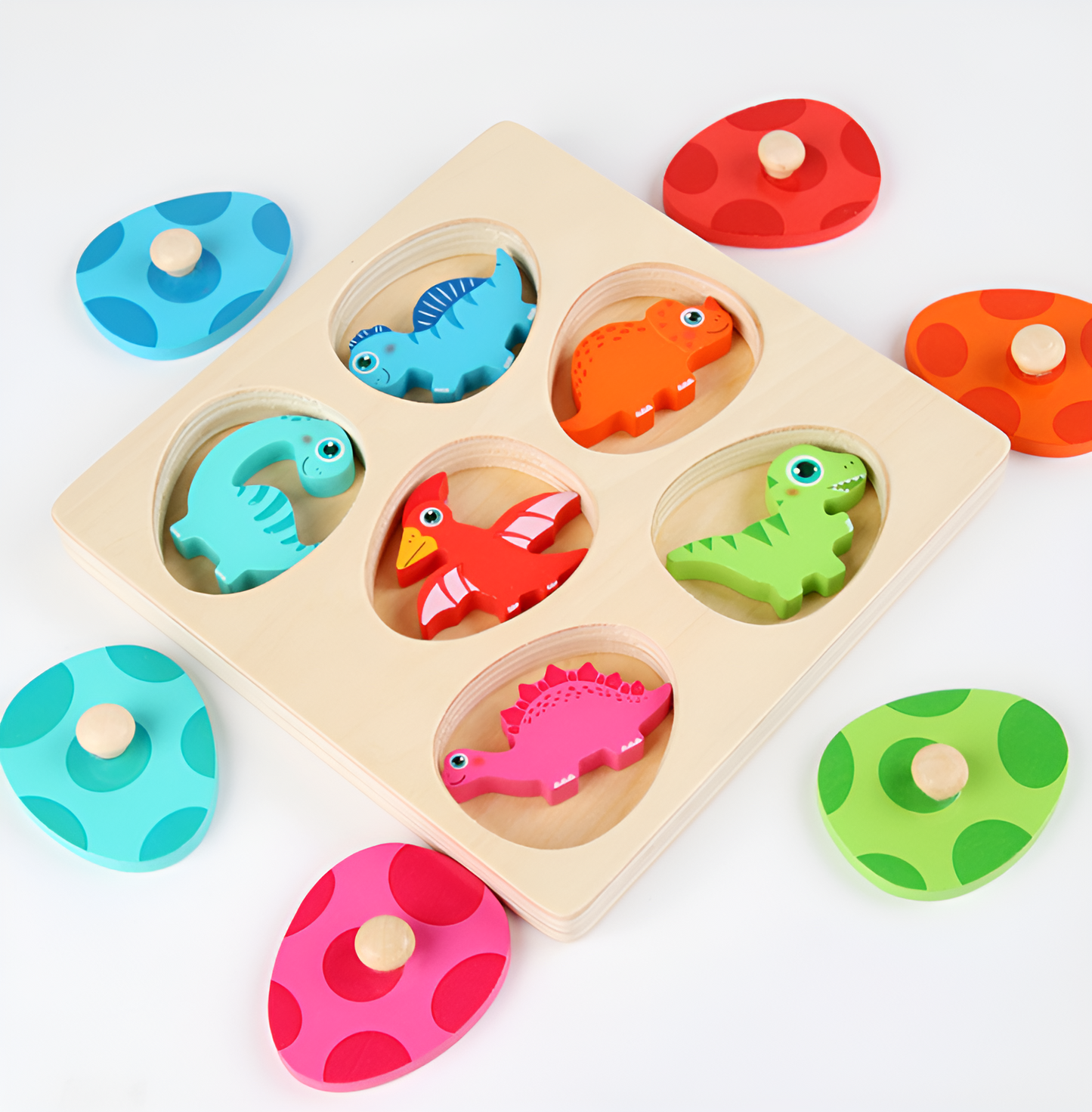 Montessori Egg Match Dino Puzzle