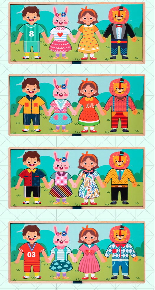 Montessori Dress Up Game