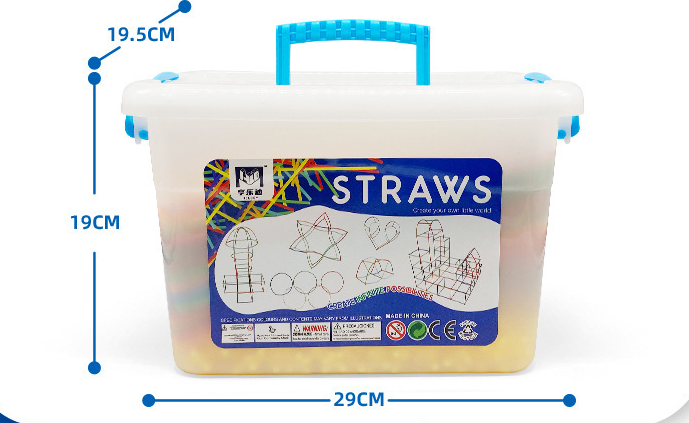 Montessori Straw Builder