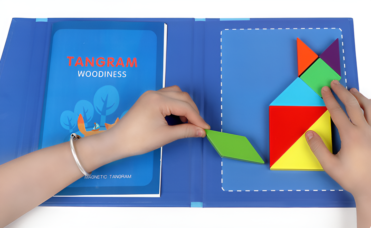 Montessori Magnetic Tangram Book