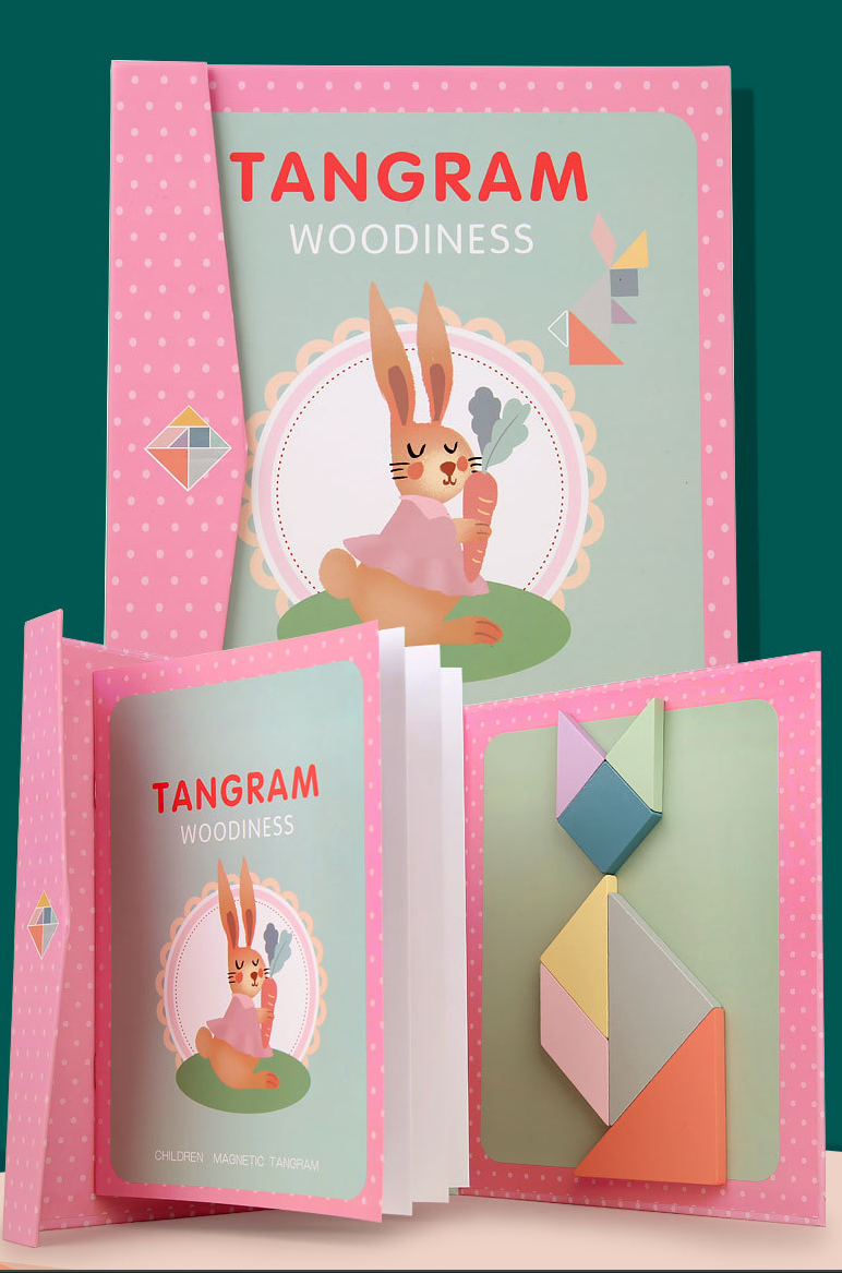 Montessori Magnetic Tangram Book