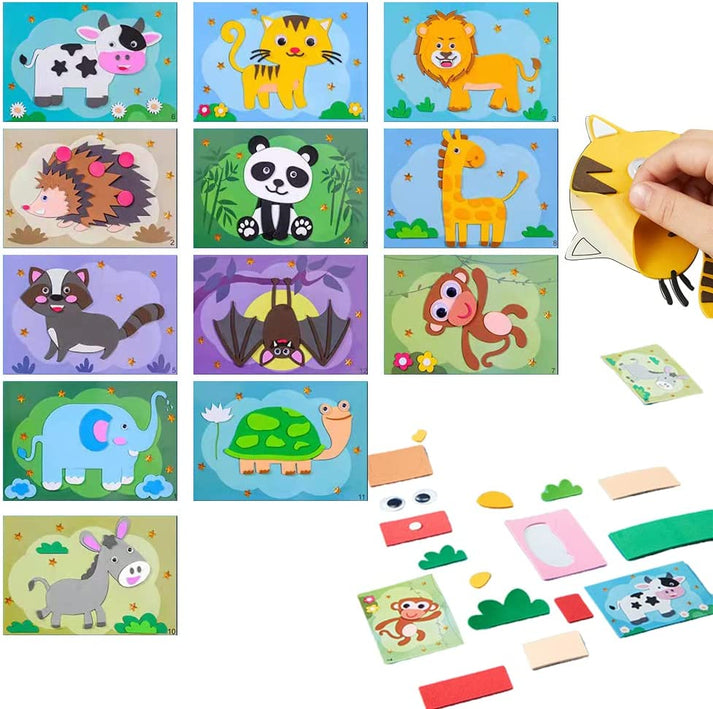 3D Sticker Puzzles (12 Sheets) – Project Montessori