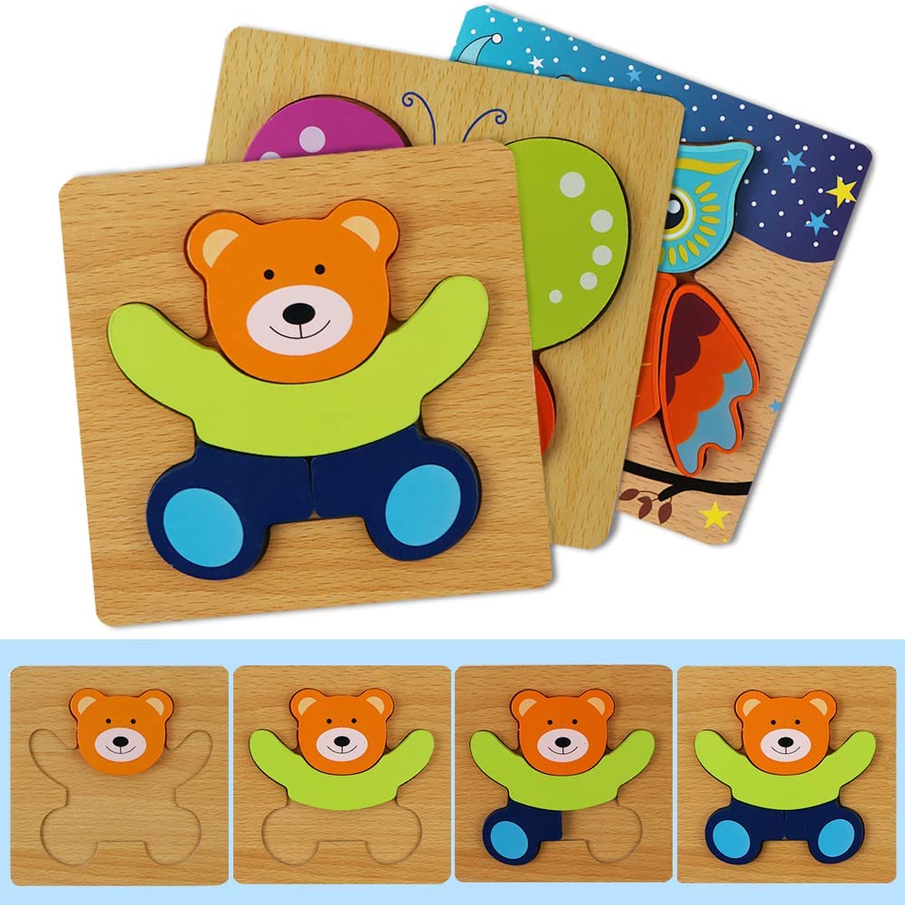 Project Montessori™ Animal Puzzles 6 PACK